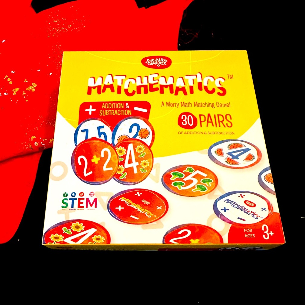 (#61) Math Card Game - STEM Addition and Subtraction - Helps to Teach Early Math